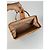 Vintage Courreges Leder Tasche braun schwarz - Ansicht 3