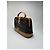 Vintage Courreges Leder Tasche braun schwarz - Ansicht 8