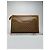 Céline Clutch Vintage Celine Paris Triomphe Monogram Beige Marrone D'oro - vista 11