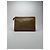 Céline Clutch Vintage Celine Paris Triomphe Monogram Beige Marrone D'oro - vista 2