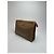 Céline Clutch Vintage Celine Paris Triomphe Monogram Beige Marrone D'oro - vista 9