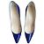 Décolleté Christian Louboutin in vernice blu
