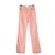 Alexandra Golovanoff Pantalones de algodón rosa