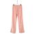Alexandra Golovanoff Pantalones de algodón rosa - vue 3