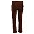 Autre Marque Sig. P. Pantaloni Slim-Fit in Cotone Marrone Rosso - vista 3