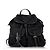 Jacquard Mochila mediana Prada Re-Nylon Vela en nylon negro - vista 10