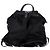 Jacquard Mochila mediana Prada Re-Nylon Vela en nylon negro - vista 3