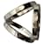 Ring Anneau de foulard Trio Hermès en métal argenté Métallisé  ref.2323276
