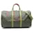 Louis Vuitton Keepall Bandouliere 50 Monogram Coated Canvas Boston Bag Brown Cloth  ref.2323356