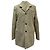 Blazer de poliéster beige con patrón de espiga de Bottega Veneta de un solo botón
