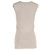 Top de canalé Max Mara en algodón beige - vista 3