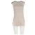 Top de canalé Max Mara en algodón beige - vista 4