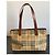 Borsa a tracolla Burberry beige in pelliccia - vista 4