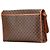 Céline Borsa a Spalla in PVC Celine Macadam Marrone - vista 2