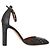 Valentino Garavani Pumps con cinturino alla caviglia con borchie Valentino in pelle nera Nero