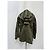 Chaqueta con cremallera Sandro Paris Rain en algodón verde oliva - vista 10