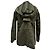 Chaqueta con cremallera Sandro Paris Rain en algodón verde oliva - vista 5