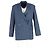 Acne Studios Jamalik Double-Breasted Blazer in Navy Blue Polyester - view 4