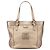 LOEWE Gold Anagram Leder Fusta Tote