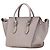 Céline Bolsa de mão em couro de bezerro grão pequeno Celine Brown com nó de gravata Marrom Taupe - vista 2