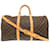 Louis Vuitton Keepall Bandouliere 50 Monogram Boston Bag Brown Patent leather  ref.2324732
