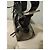 Borsa a mano Mac Douglas in pelle vernice nera Metallico - vista 10