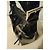 Borsa a mano Mac Douglas in pelle vernice nera Metallico - vista 8