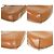 Céline Borsa a spalla in pelle goffrata Celine Marrone Cammello - vista 5