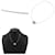 Hermès Hermes H Cube Cage d'Ash Necklace Silvery Eggshell  - view 5