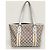 Borsa Gucci Sherry tote GG in tela beige - vista 2
