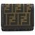 Fendi Zucca Dreifach-Brieftasche Braun