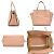 Borsa in pelle Gancini di Salvatore Ferragamo Rosa - vista 2