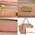 Borsa in pelle Gancini di Salvatore Ferragamo Rosa - vista 5