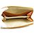 Cartera larga de piel de ternera granulada naranja Chanel - vista 3