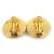 Orecchini a clip in metallo dorato Chanel Coco Mark D'oro - vista 4