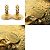 Orecchini a clip in metallo dorato Chanel Coco Mark D'oro - vista 5