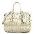 Borsa in pelle beige Prada
