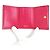 Prada Pink Leder Dreifach-Brieftasche - Ansicht 3