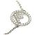 Bracciale charm Fendi con strass - vista 3