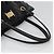 Bolso Tote Vera de cuero negro y dorado de Salvatore Ferragamo Auth bs26608 - vista 7