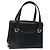 Borsa a mano GUCCI in pelle nera e oro Auth ep9297 Nero D'oro