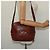 Borsa a Spalla Christian Dior in Pelle Marrone Oro Auth 125686 D'oro - vista 19