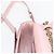 Borsa a Spalla Gancini in Pelle Rosa Dorato Salvatore Ferragamo Auth 127475M - vista 21