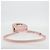 Borsa a Spalla Gancini in Pelle Rosa Dorato Salvatore Ferragamo Auth 127475M - vista 7