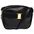 Borsa a Spalla Vala in Pelle Nera e Oro Auth 129395 di Salvatore Ferragamo Nero D'oro