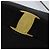 Borsa a Spalla Vala in Pelle Nera e Oro Auth 129395 di Salvatore Ferragamo Nero D'oro - vista 9