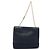 Borsa a spalla a catena Salvatore Ferragamo in pelle blu navy e oro Auth 125711 D'oro