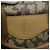 Borsa Boston SAINT LAURENT in tela PVC grigia Auth 121131 Marrone - vista 17