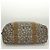 Borsa Boston SAINT LAURENT in tela PVC grigia Auth 121131 Marrone - vista 5