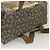 Borsa Boston SAINT LAURENT in tela PVC grigia Auth 121131 Marrone - vista 6